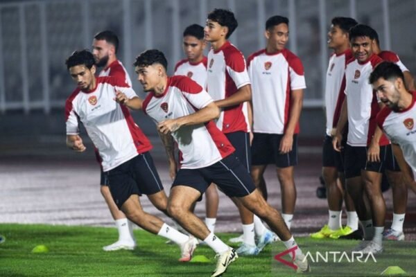 Timnas Indonesia Mulai Latihan Pertama Sebelum Pertandingan Melawan Australia