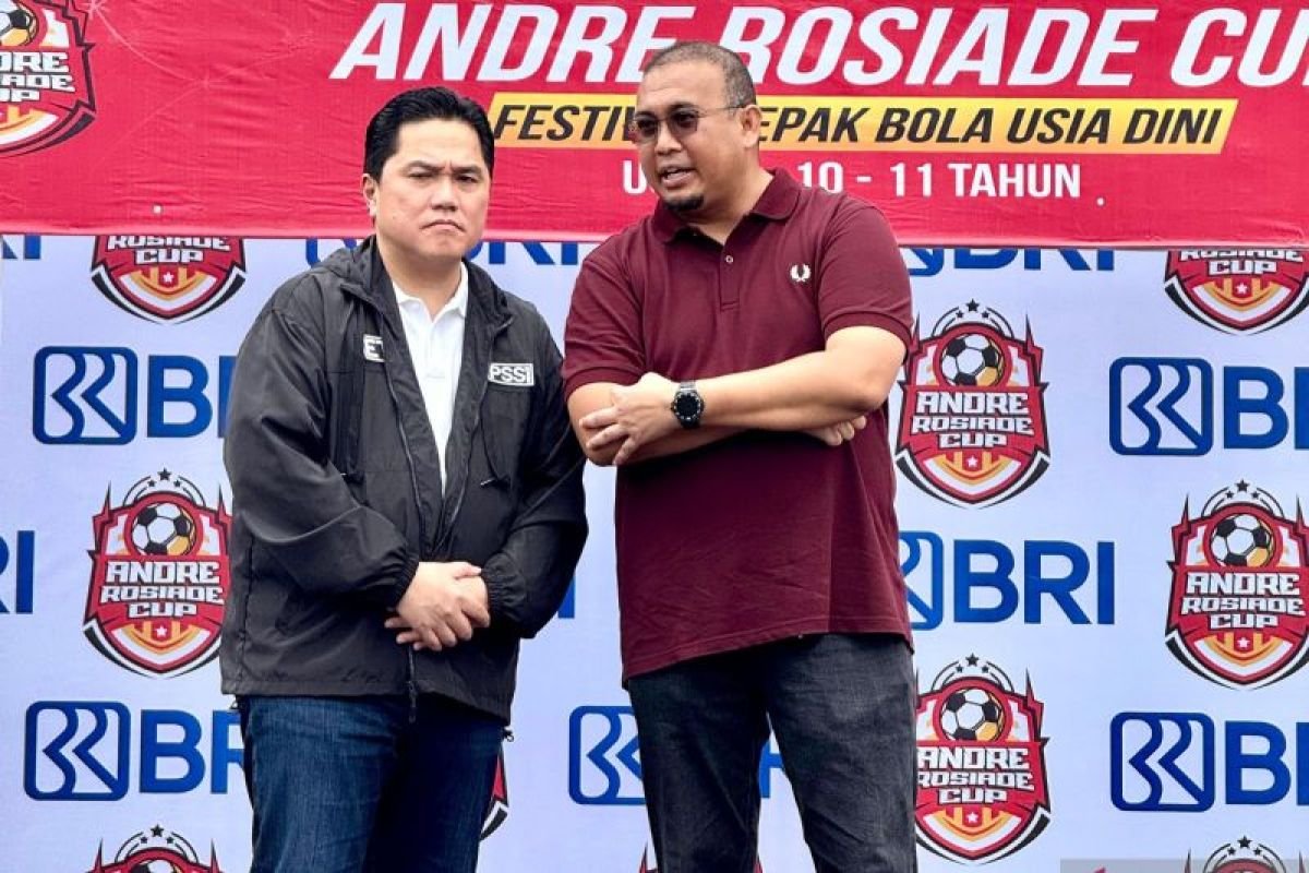 Erick Thohir Berikan Apresiasi kepada Andre dan Dukung Kompetisi Rutin Usia Muda